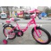 Велосипед детский PROF1 14Д. G1424 Butterfly (малиново-черный)